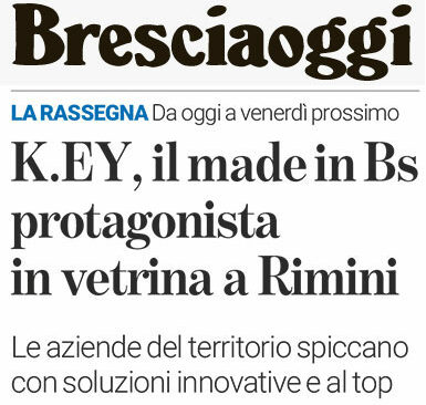 BresciaOggi: K.EY, il made in Bs protagonista in vetrina a Rimini