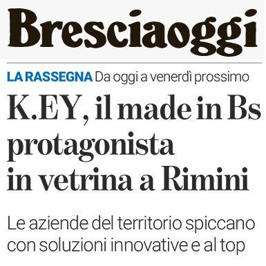 BresciaOggi: K.EY, il made in Bs protagonista in vetrina a Rimini