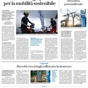 Bresciaoggi: Bikef, l’energia pulita per la mobilità sostenibile